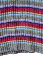 90s Striped Turtleneck Sweater