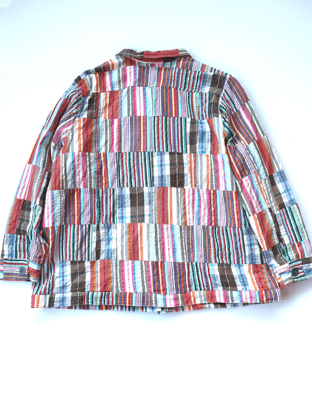 Christopher & Banks Quilted Madras Plaid Jacket - 2X