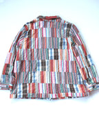 Christopher & Banks Quilted Madras Plaid Jacket - 2X