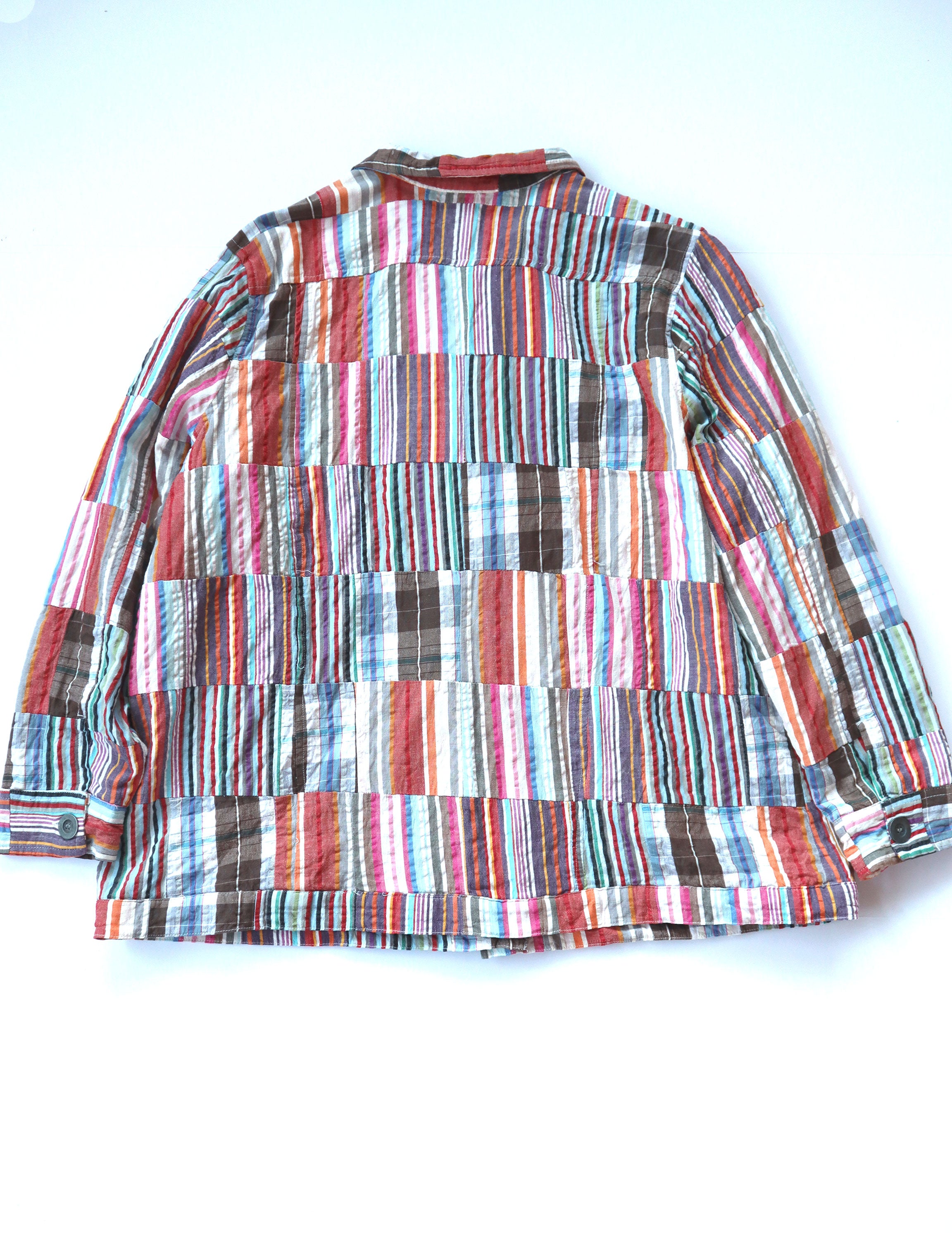 Christopher & Banks Quilted Madras Plaid Jacket - 2X