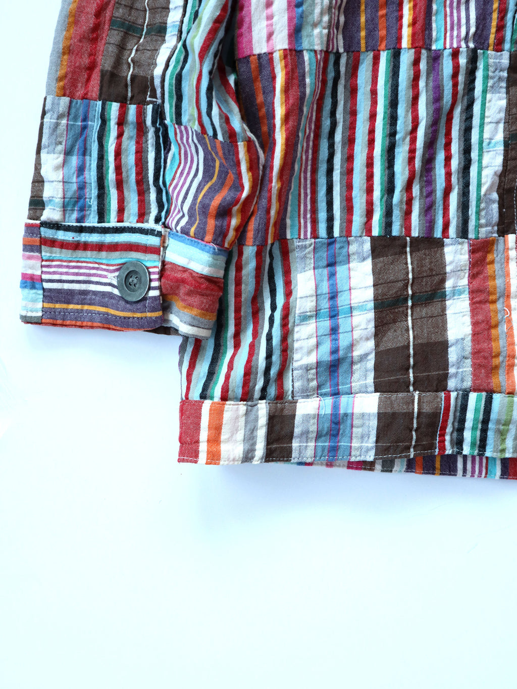 Christopher & Banks Quilted Madras Plaid Jacket - 2X