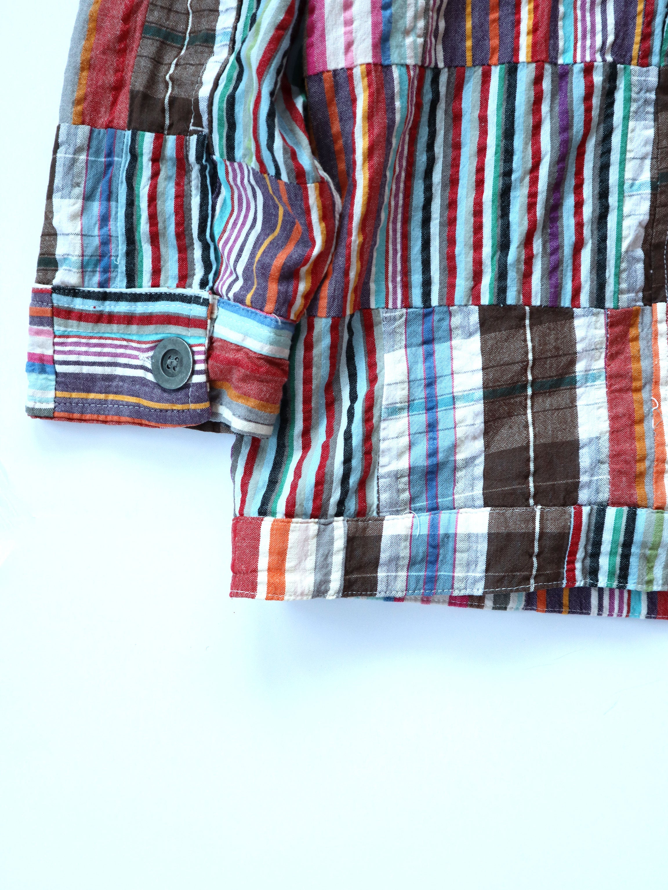 Christopher & Banks Quilted Madras Plaid Jacket - 2X