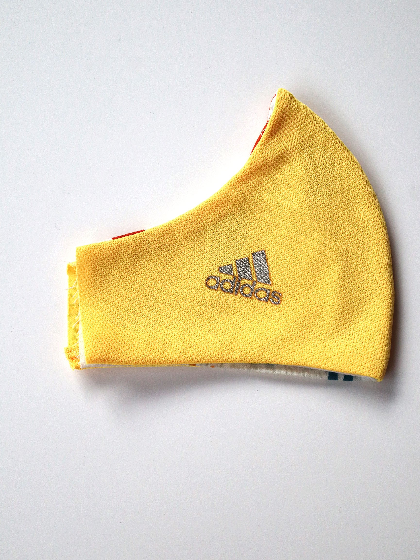 Reversible Flipped Adidas Mask - Yellow/Orange 1