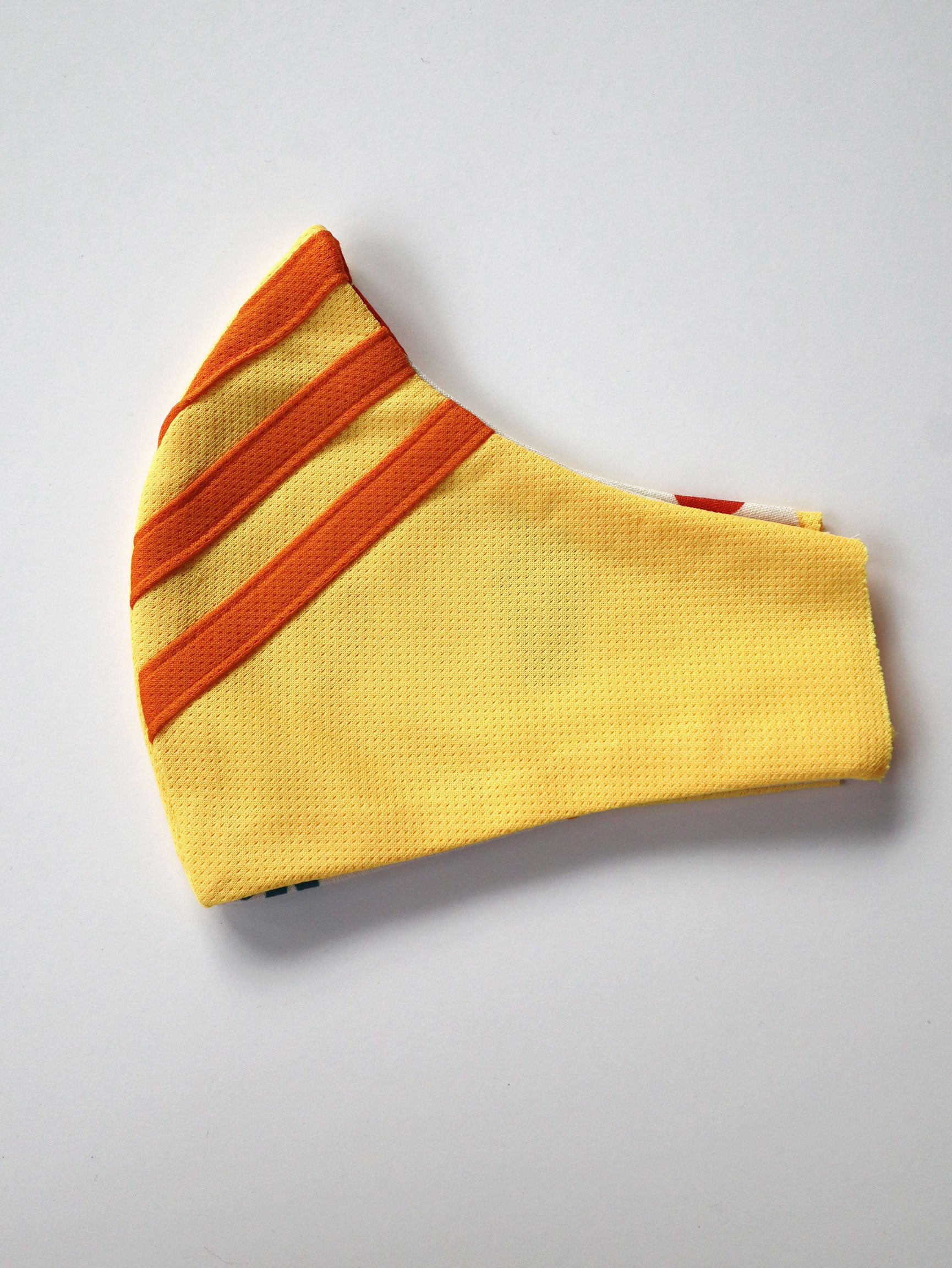 Reversible Flipped Adidas Mask - Yellow/Orange 1