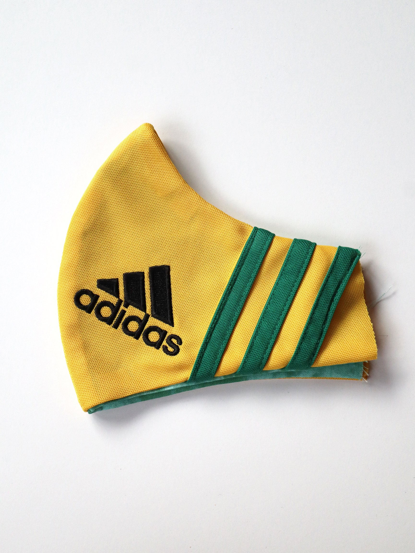 Reversible Flipped Adidas Mask - Yellow/Green 1