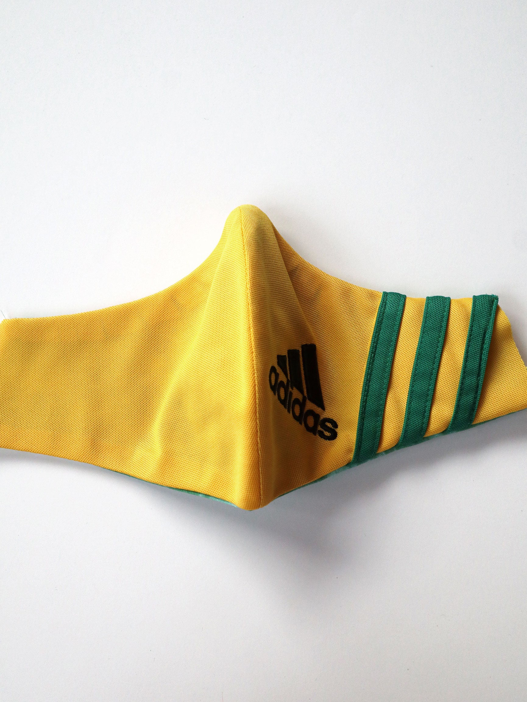 Reversible Flipped Adidas Mask - Yellow/Green 1