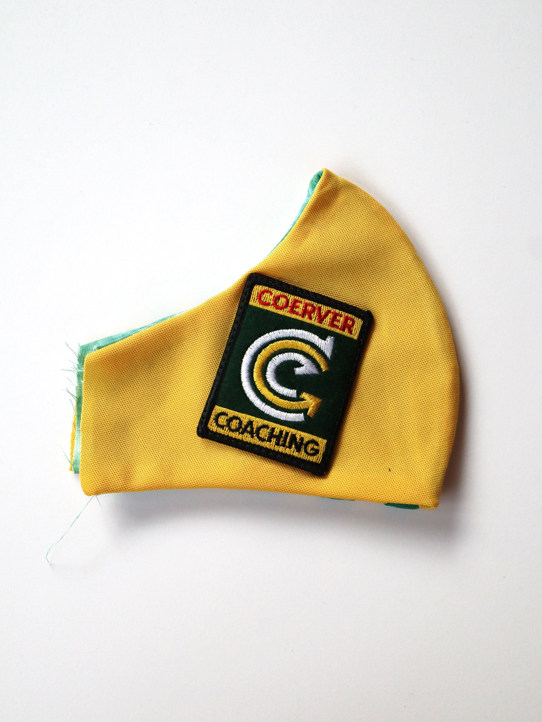 Reversible Flipped Adidas Mask - Yellow/Green 2