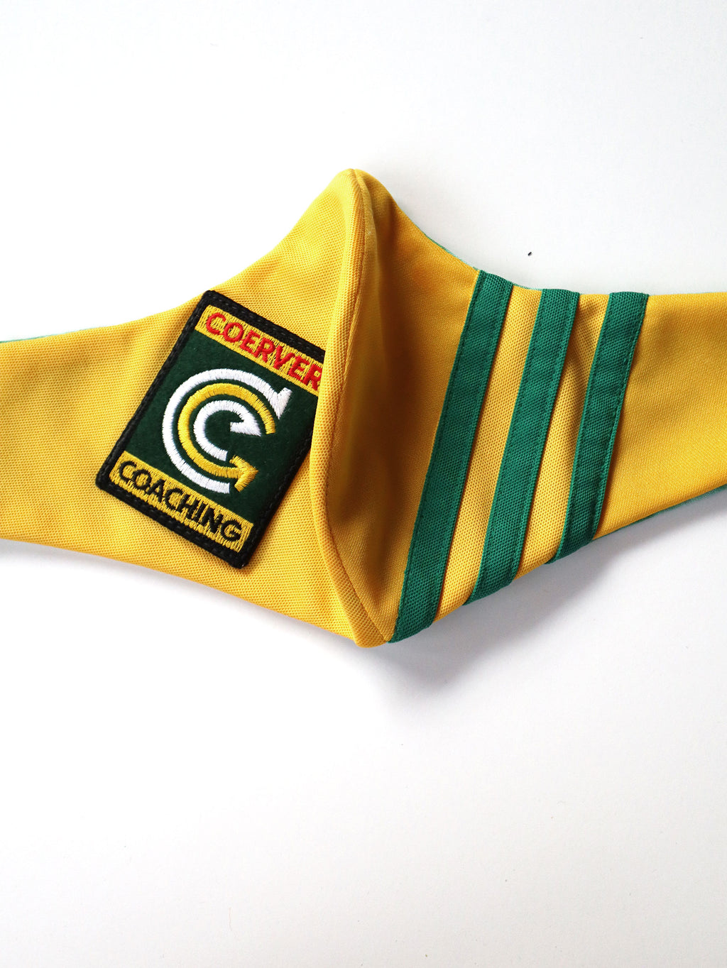 Reversible Flipped Adidas Mask - Yellow/Green 2