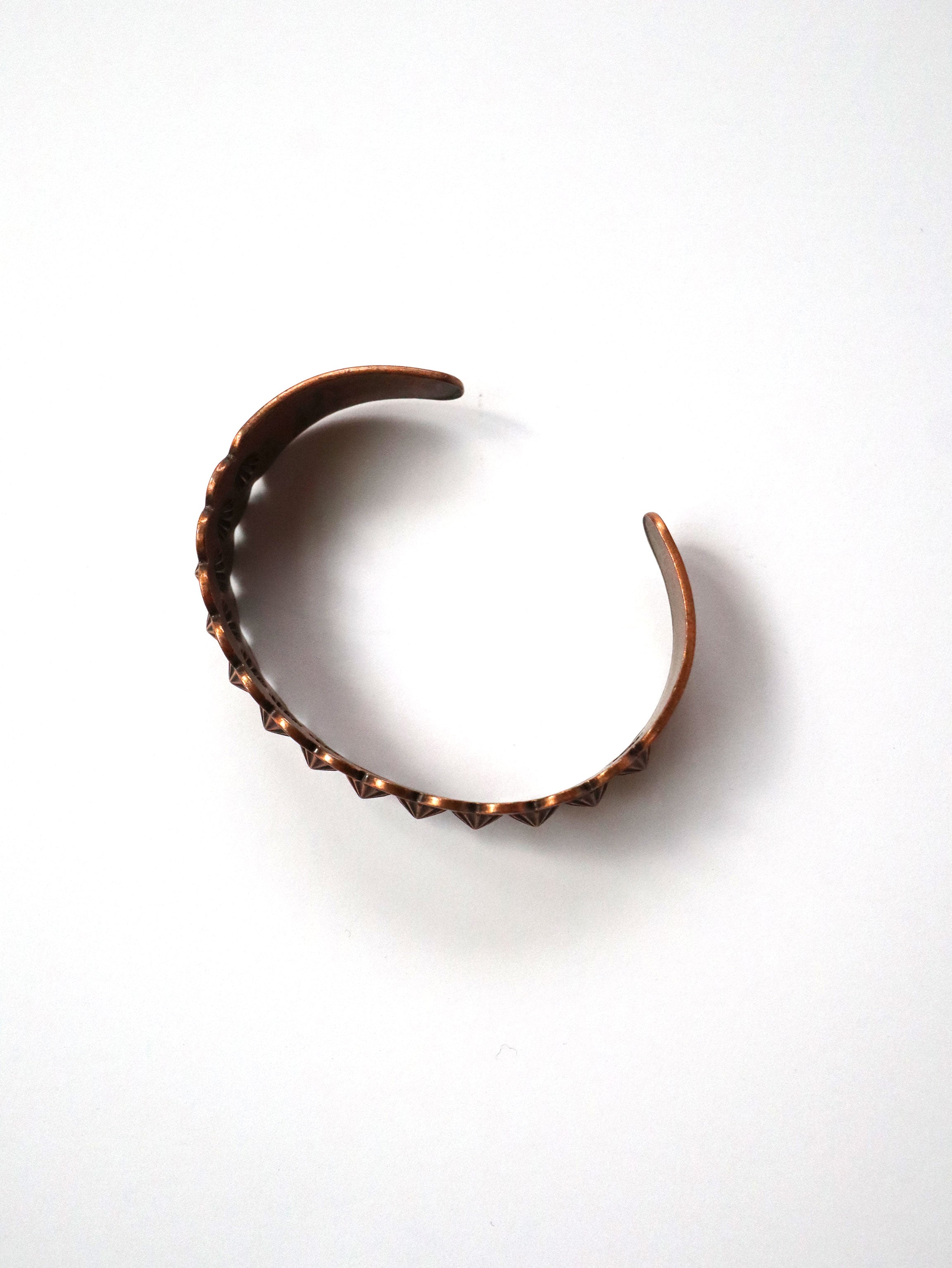 Vintage Native American Navajo Copper Cuff Bracelet