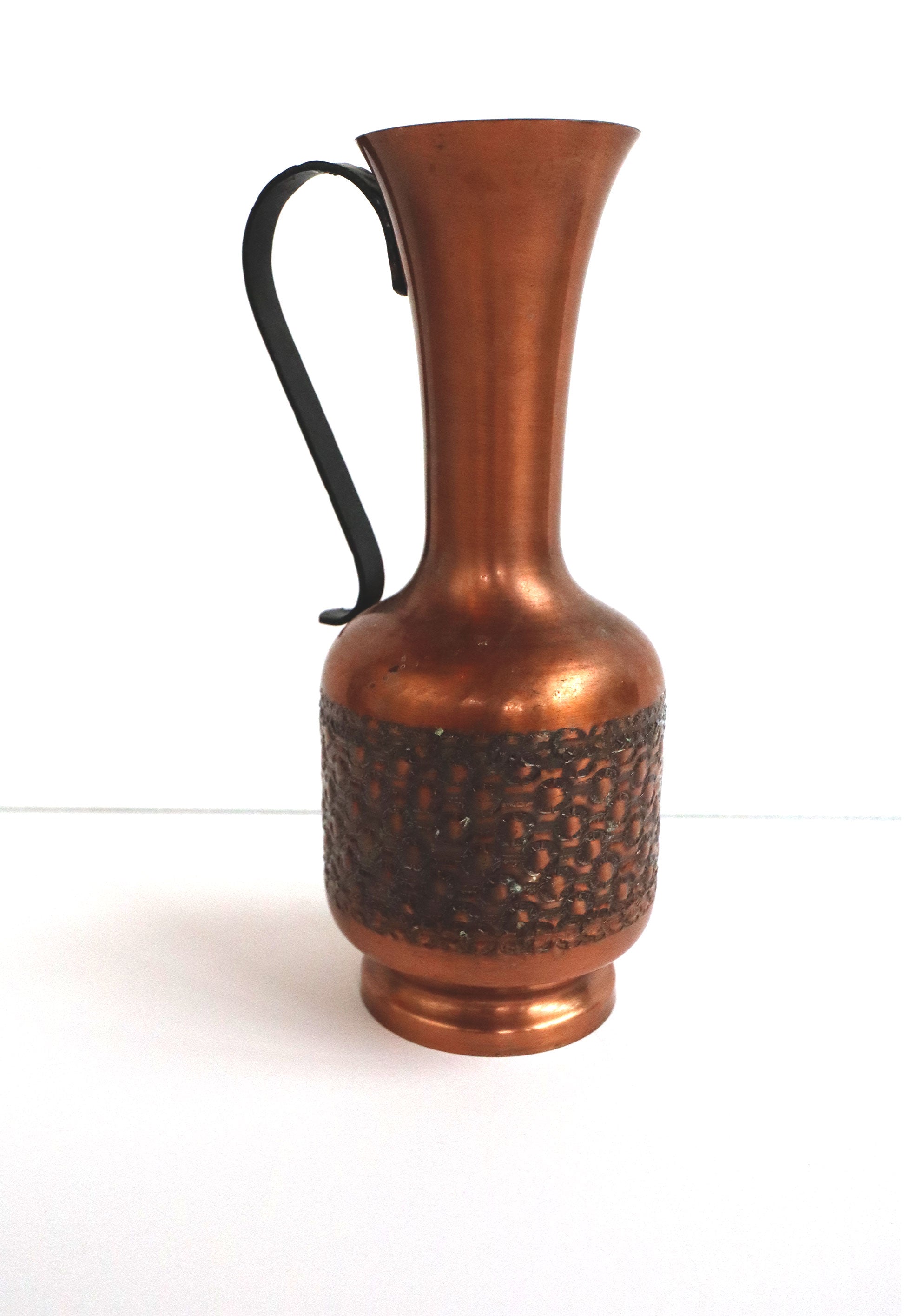 Vintage Midcentury Modern Small Copper Pitcher