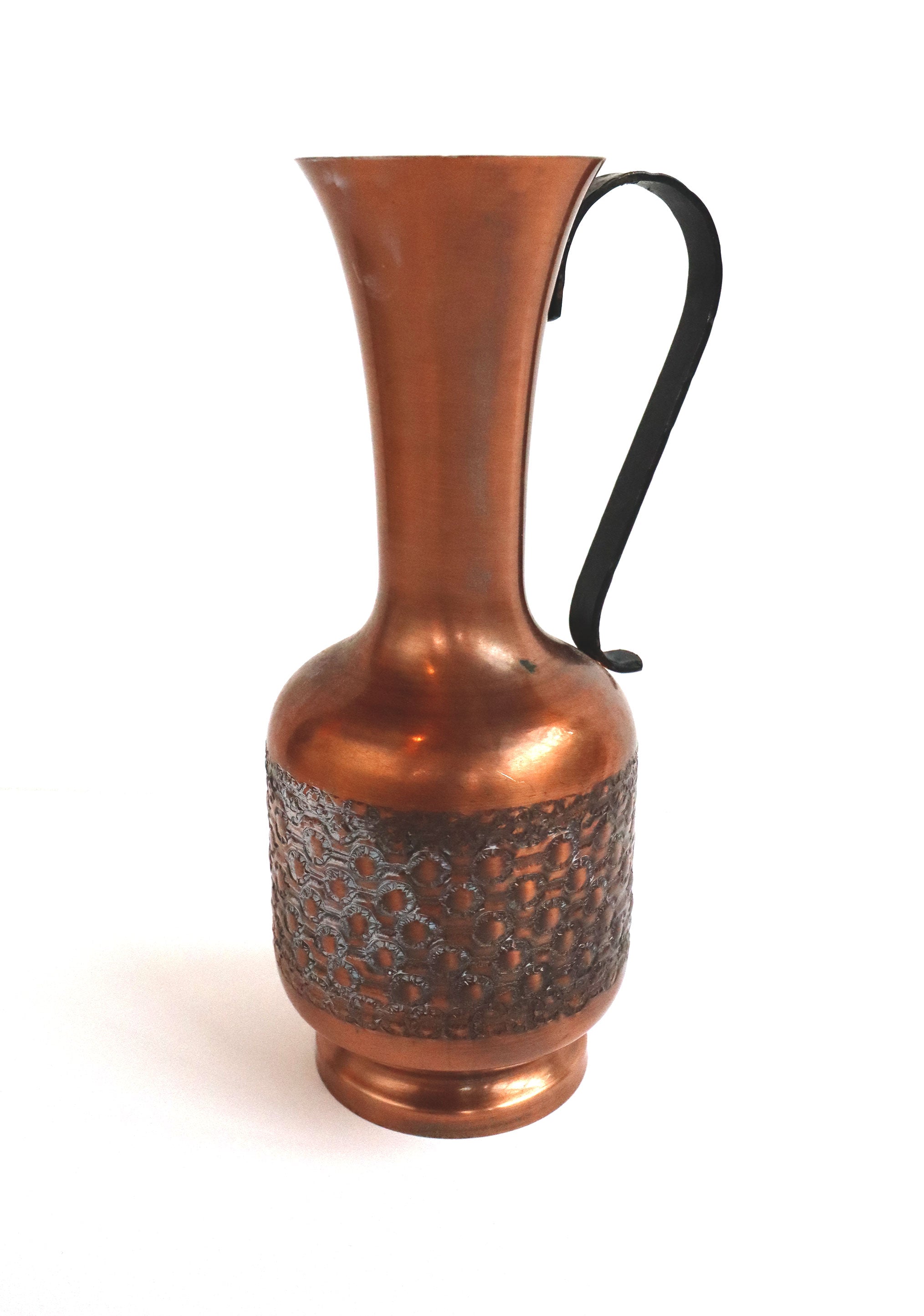 Vintage Midcentury Modern Small Copper Pitcher