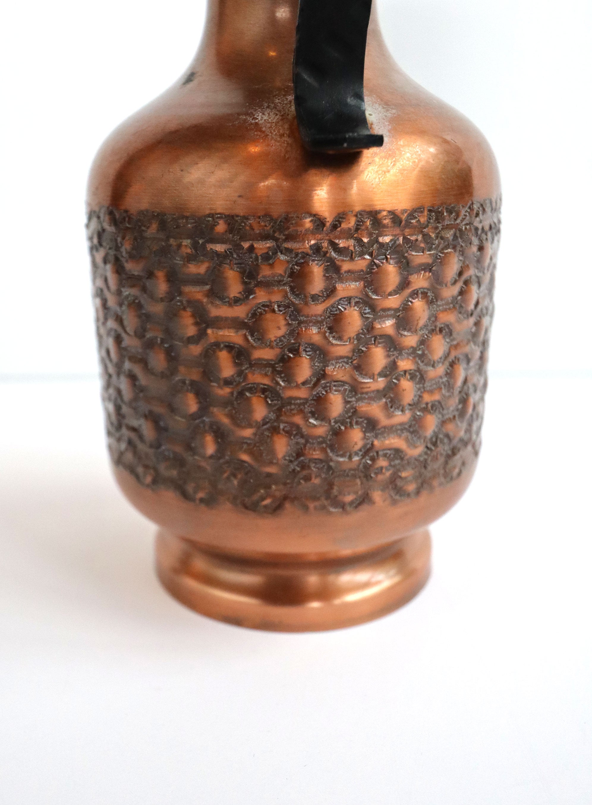 Vintage Midcentury Modern Small Copper Pitcher