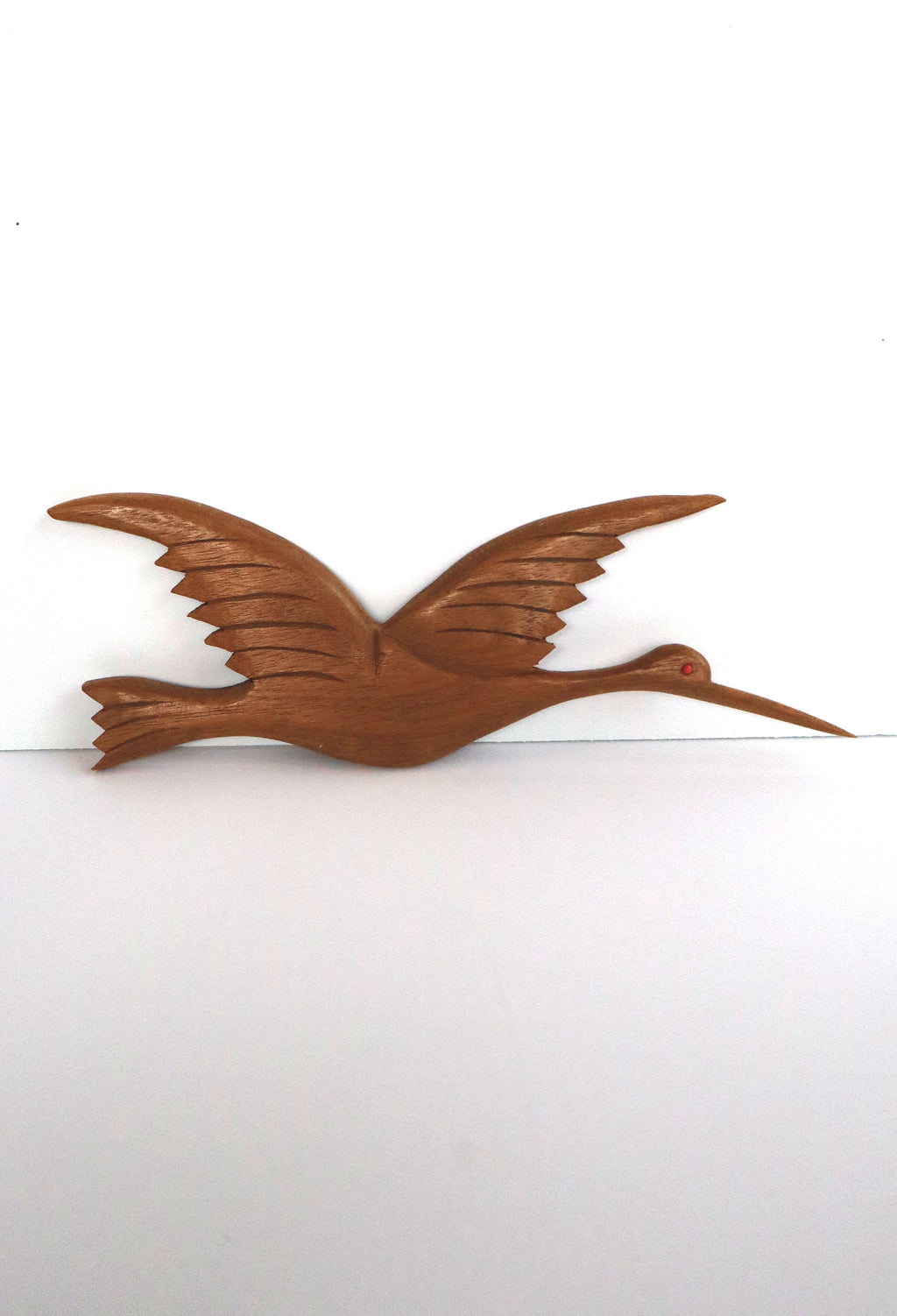 Vintage Hand-Carved Wooden Bird Set