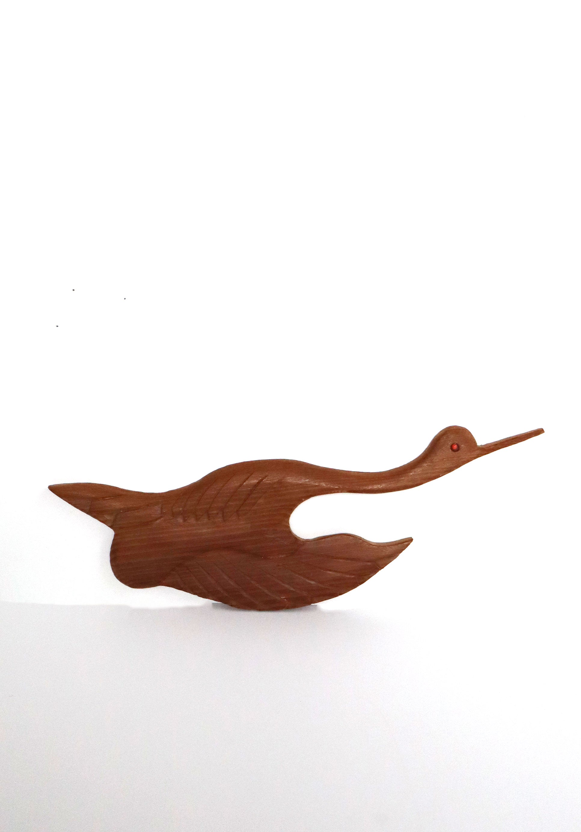 Vintage Hand-Carved Wooden Bird Set