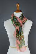 Peachy Keen Paisley Long Scarf