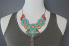 The Anthropologist Beaded Bib Necklace