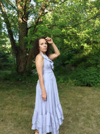 NWT Free People Lilac Ruffle Sundress
