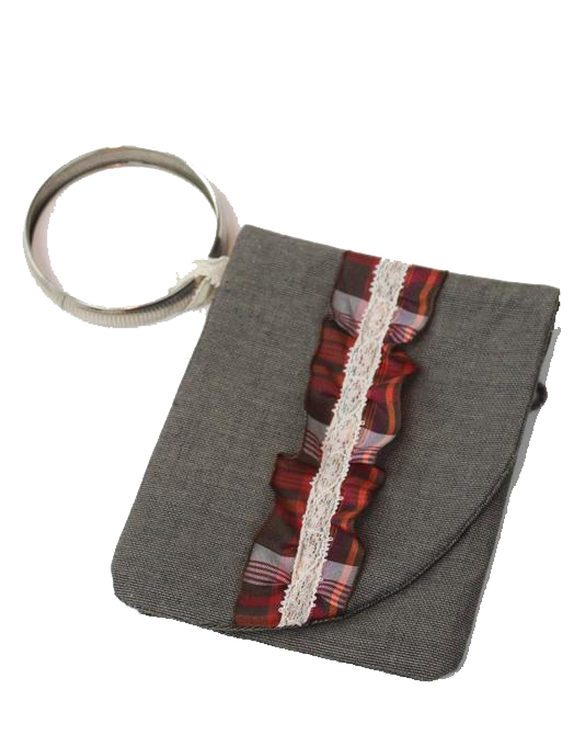 Dream Team Wristlet - antique plaid