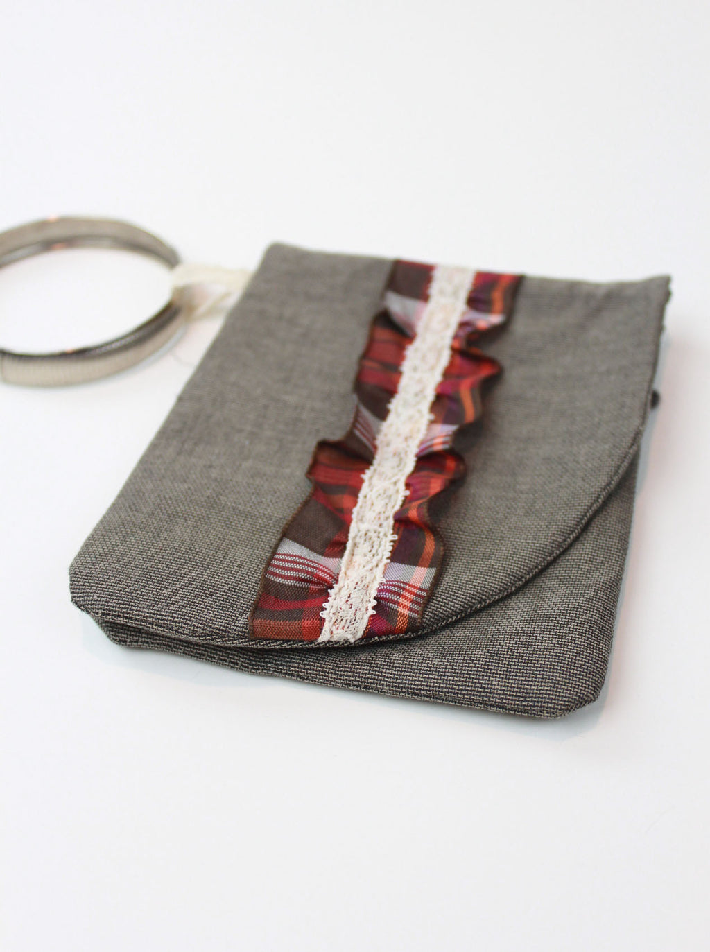 Dream Team Wristlet - antique plaid