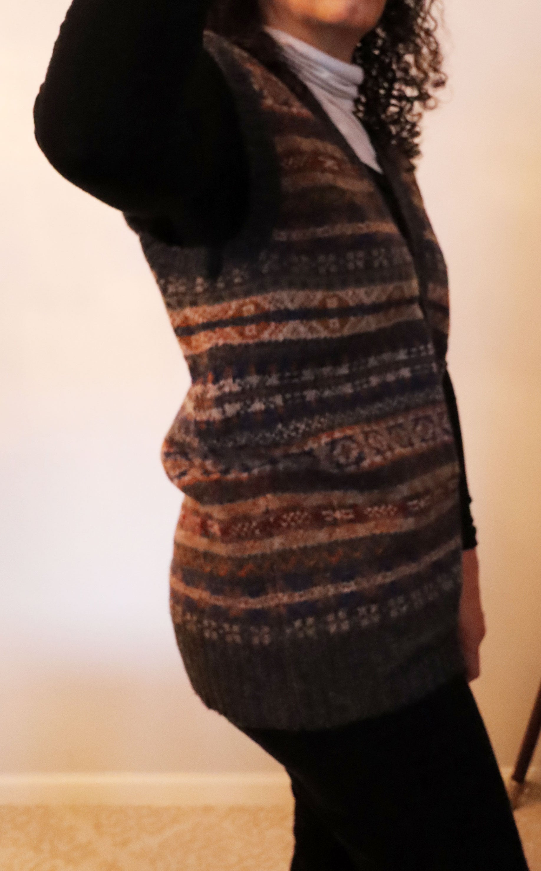 Jamieson's Naturally Shetland (Scotland) Men's Button Down Sweater Vest