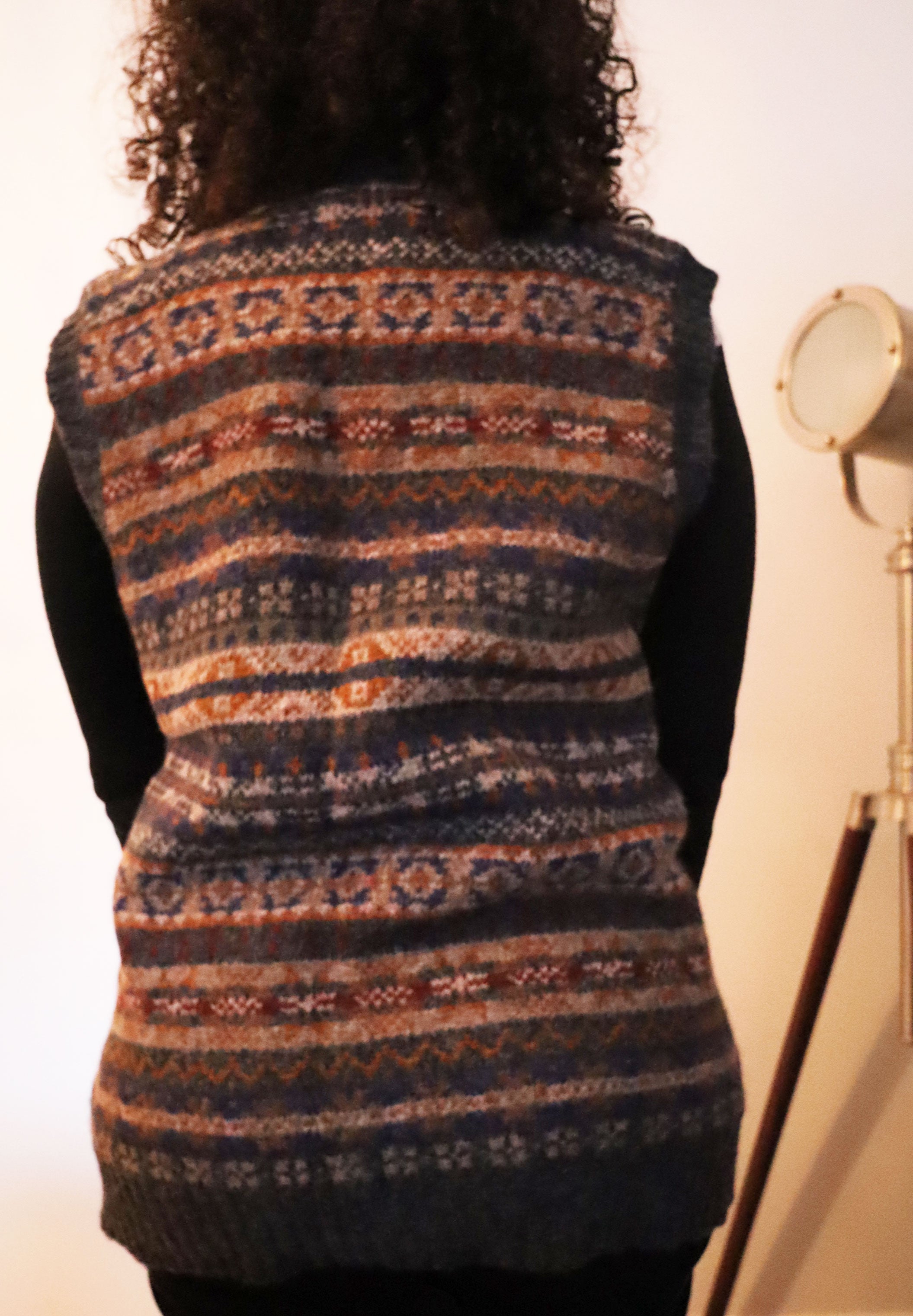 Jamieson's Naturally Shetland (Scotland) Men's Button Down Sweater Vest