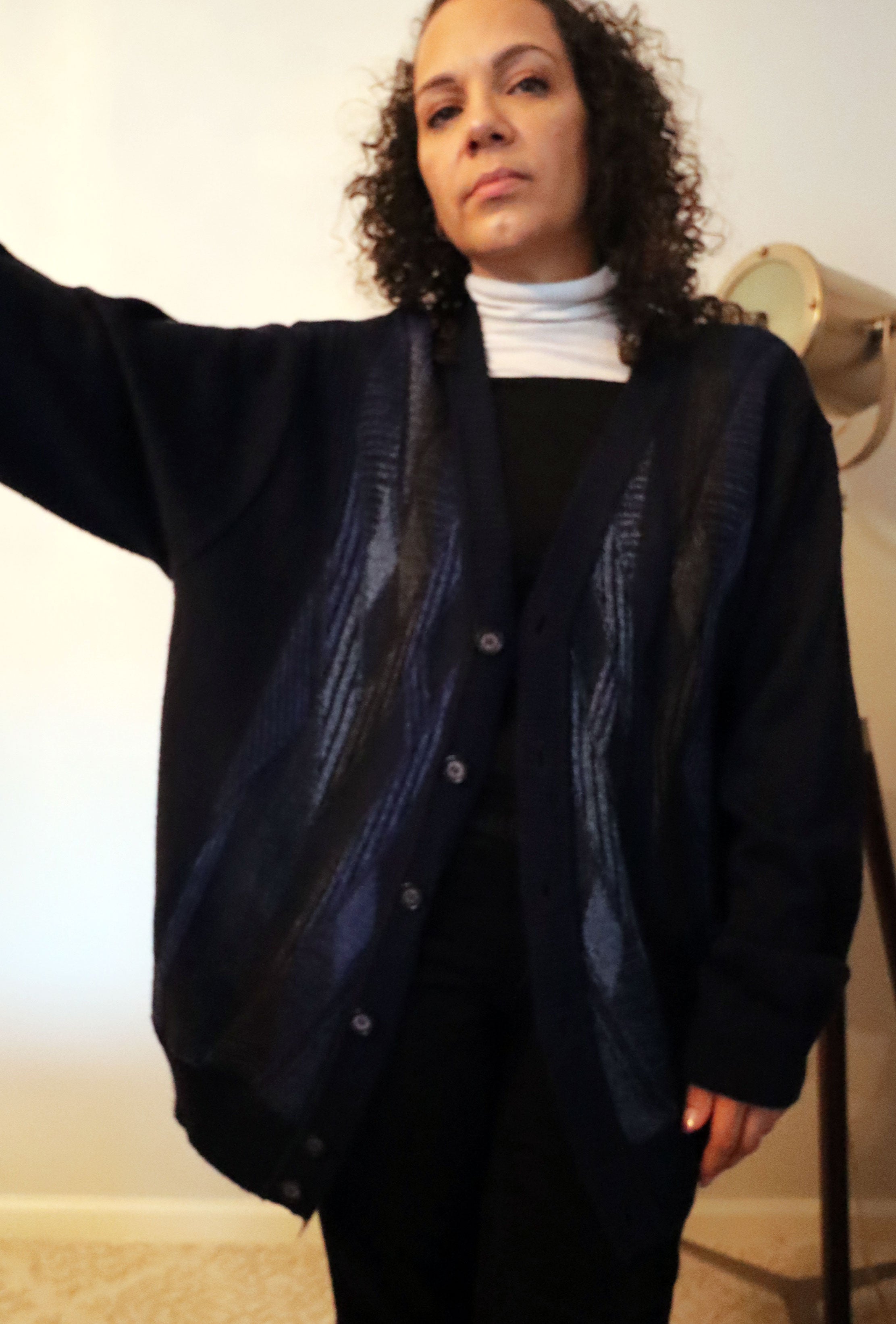 Men's Vintage Cellini Collection Argyle Cardigan Sweater