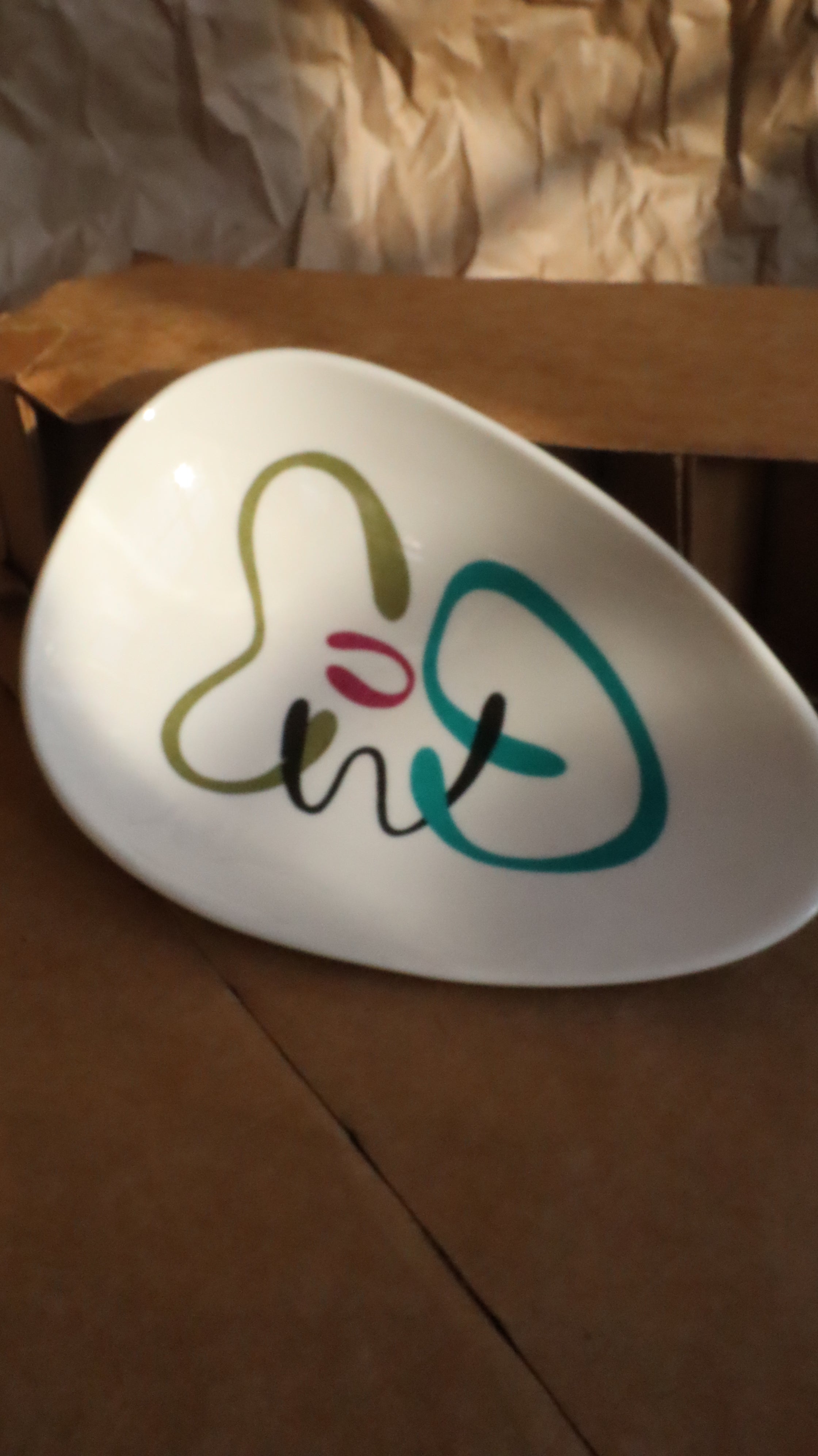 Rare Vintage MCM 1970s 1953 Franciscan GMCB Gladding Mcbean Dish