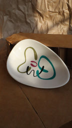 Rare Vintage MCM 1970s 1953 Franciscan GMCB Gladding Mcbean Dish