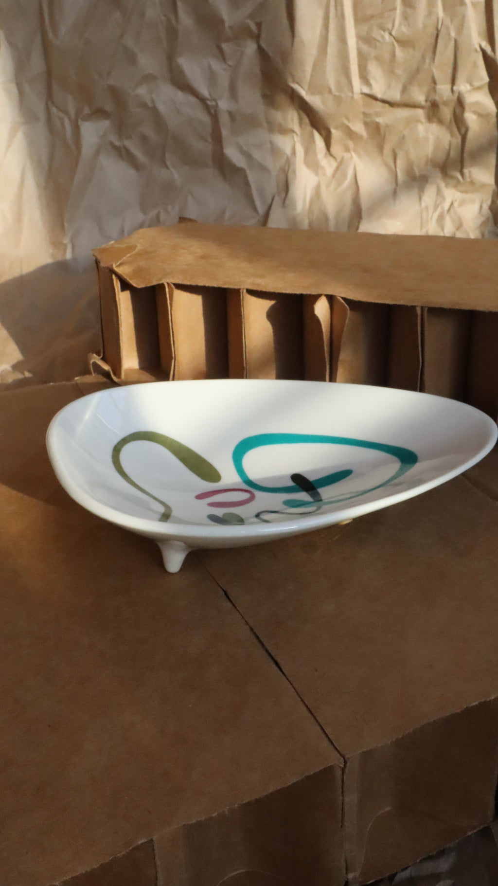 Rare Vintage MCM 1970s 1953 Franciscan GMCB Gladding Mcbean Dish