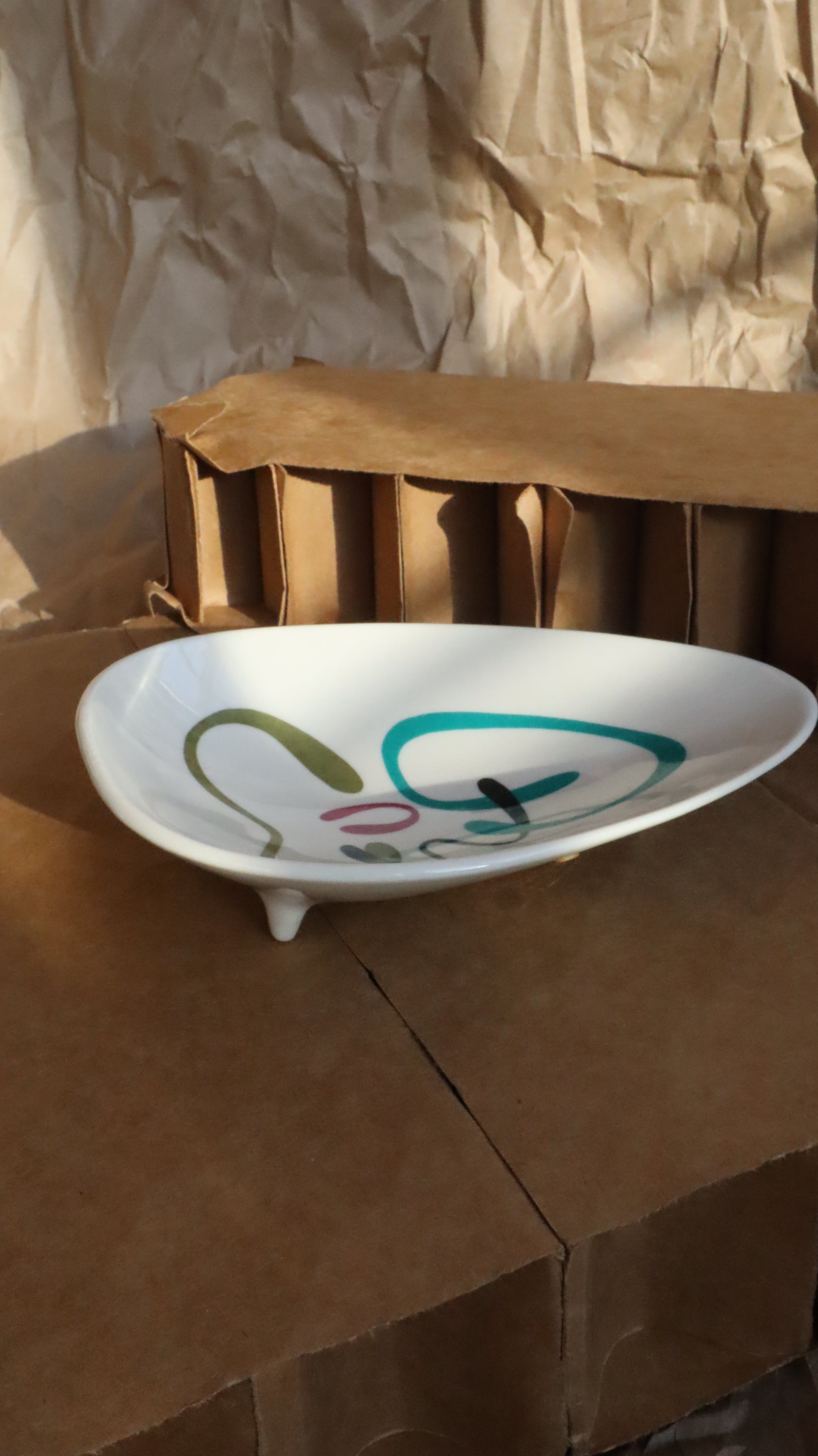 Rare Vintage MCM 1970s 1953 Franciscan GMCB Gladding Mcbean Dish