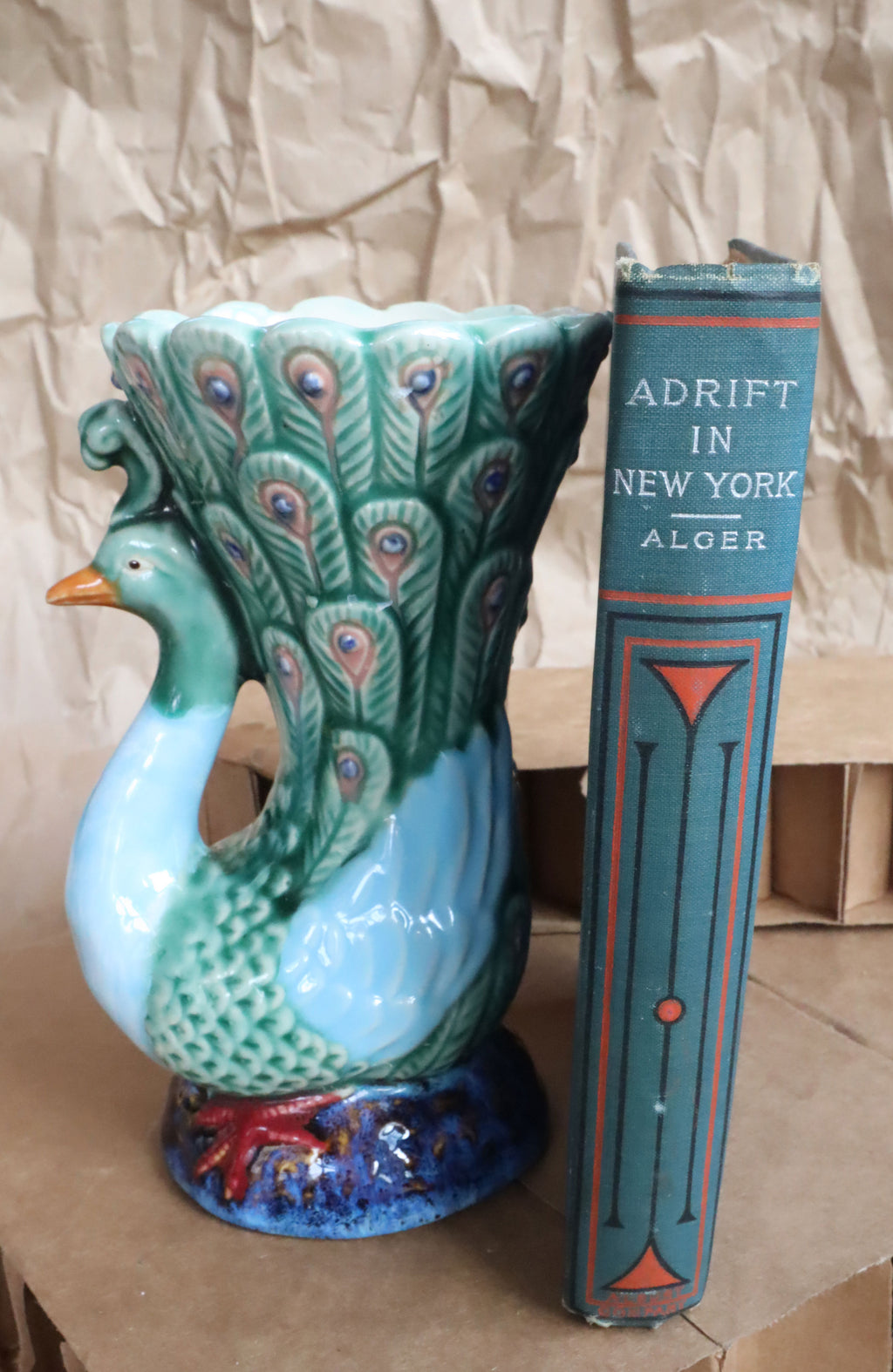 Vintage H.C. Book - Adrift in N.Y. by Horatio Alger Jr.