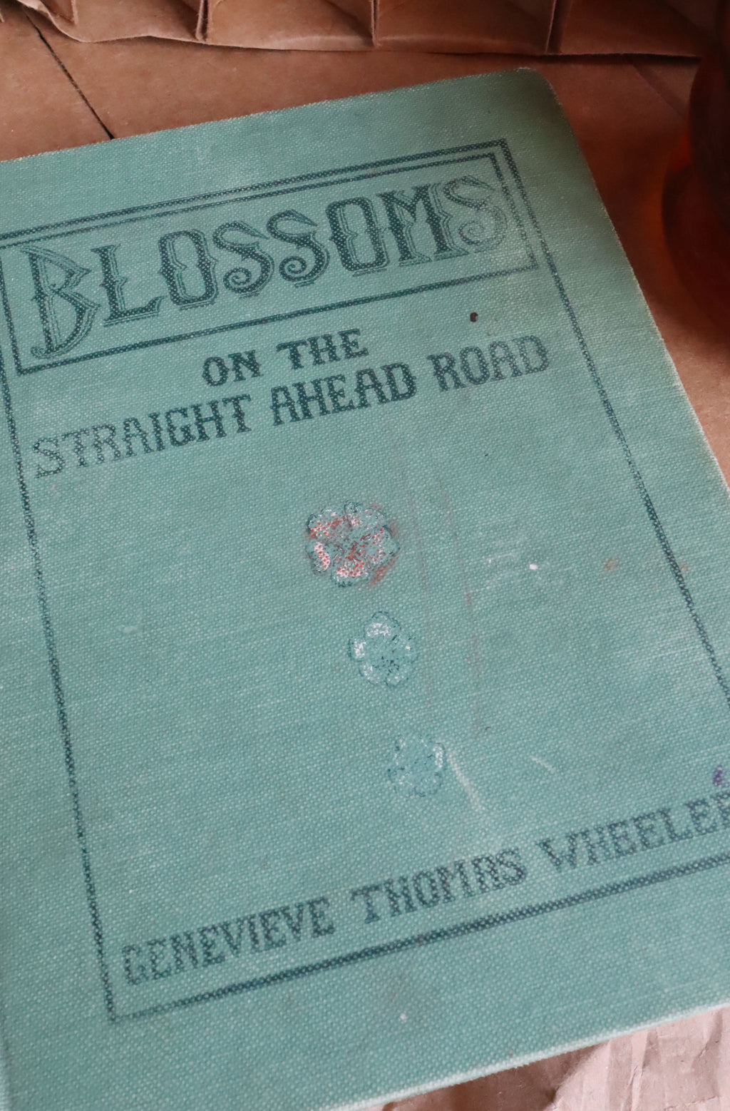 1925-1927 - Blossoms by Genevieve Thomas Wheeler Hard Cover Book