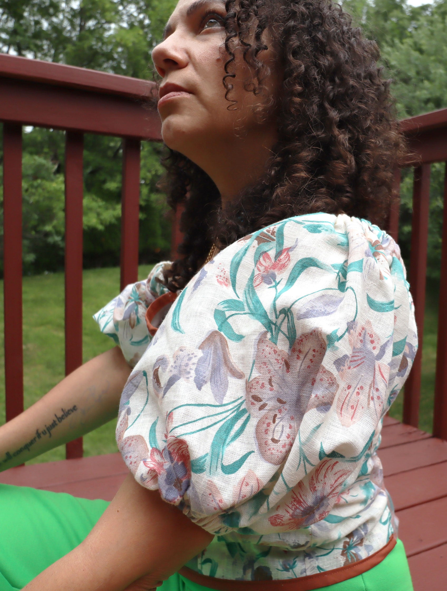 Graphy Mix Media Top - Don't Be Trashy