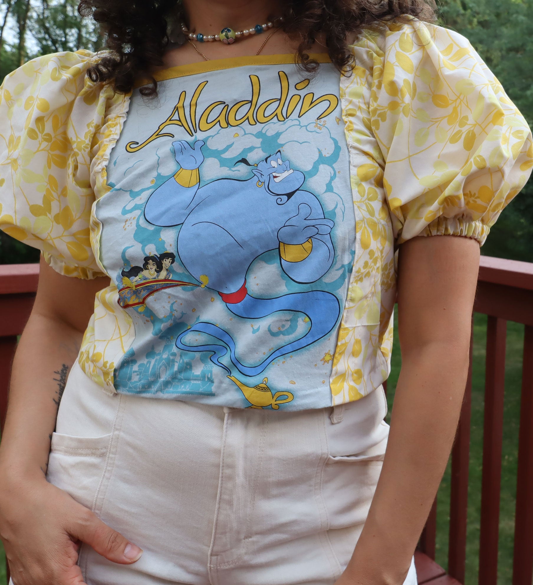 Graphy Mix Media Top - Aladdin