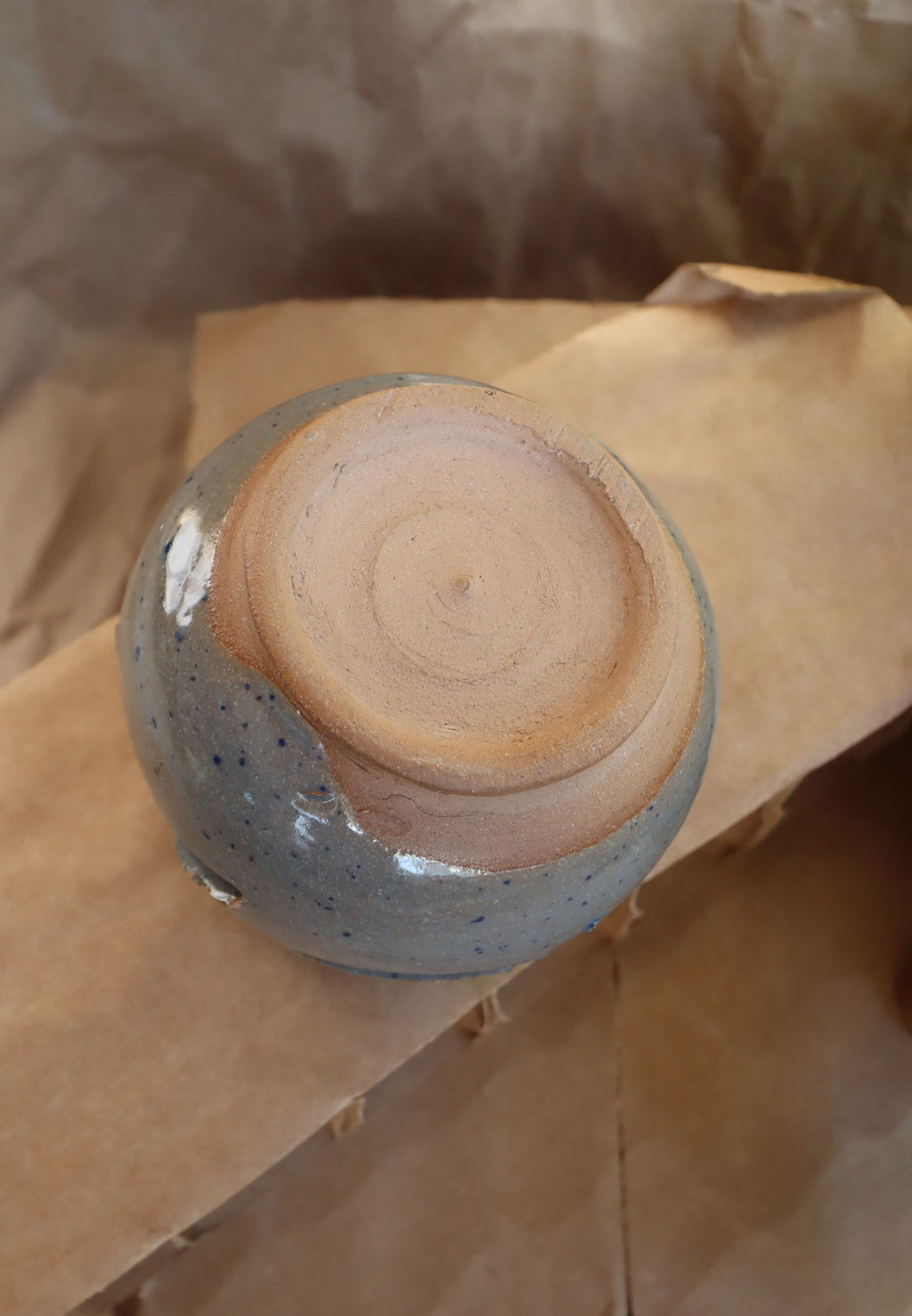 70s Open Cut Studio Pottery Plant Holder