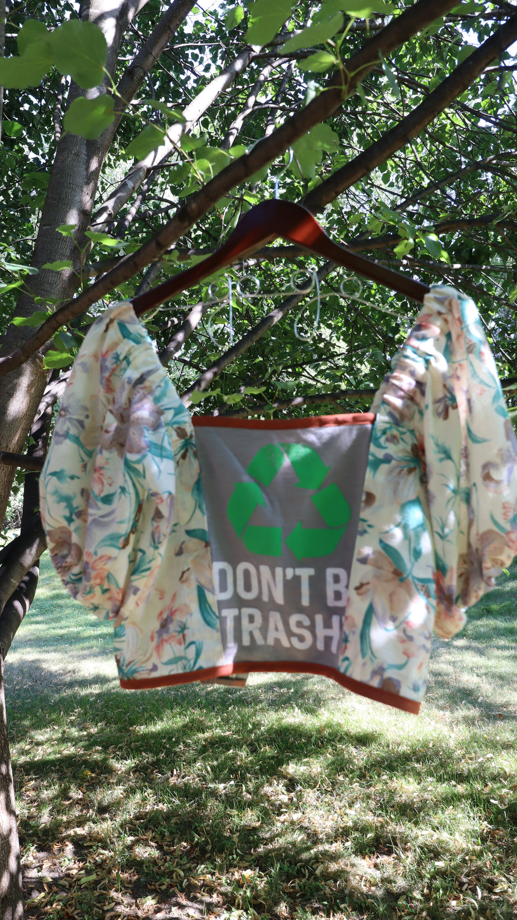 Graphy Mix Media Top - Don't Be Trashy