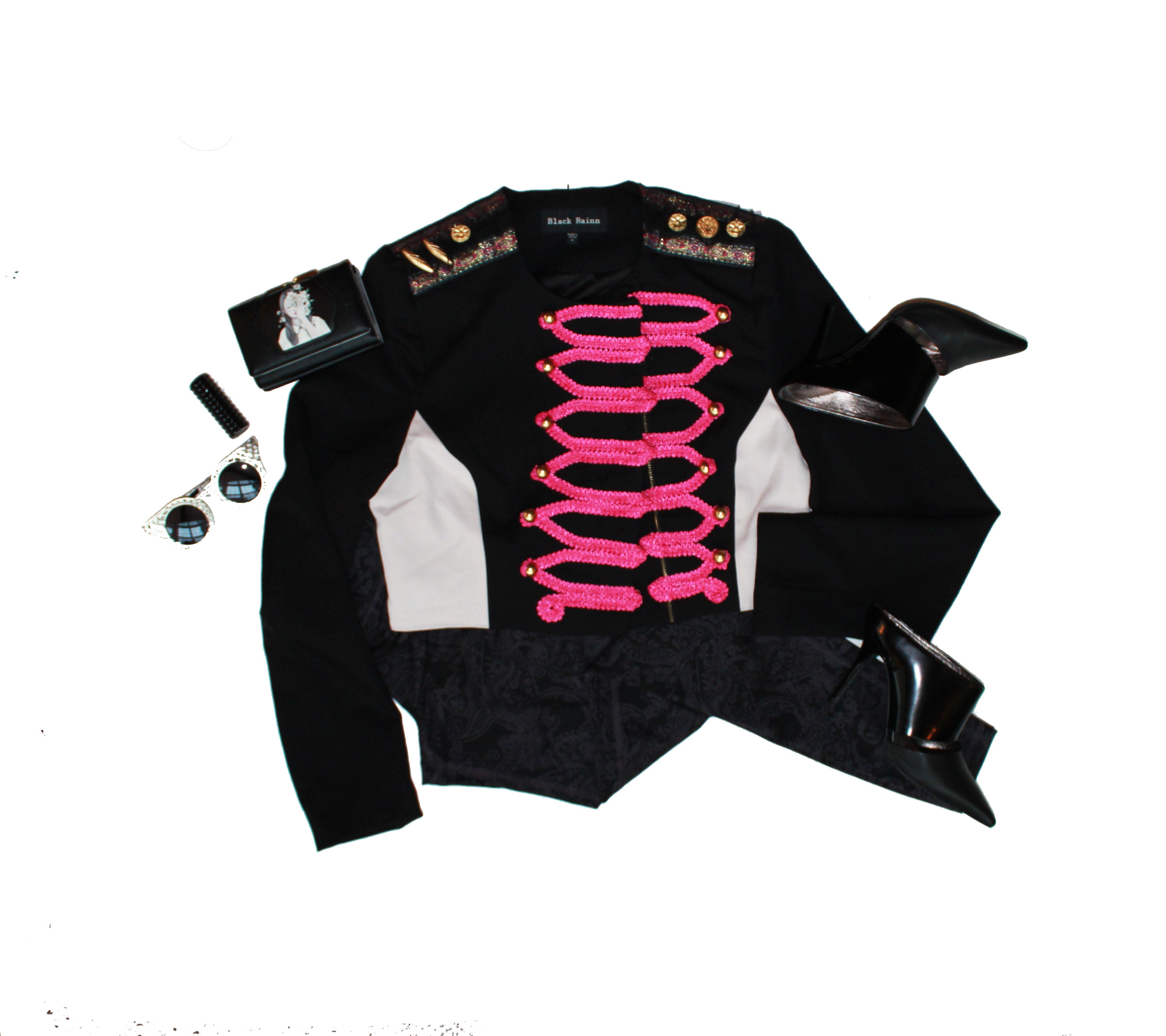 #thejacketproject - Vintage 80's Style Military Rocker Jacket (Only 1)