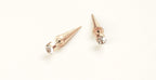 Rhinestone Earrings w/Spike Backing