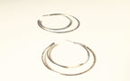 Crescent Open Hoop Earrings