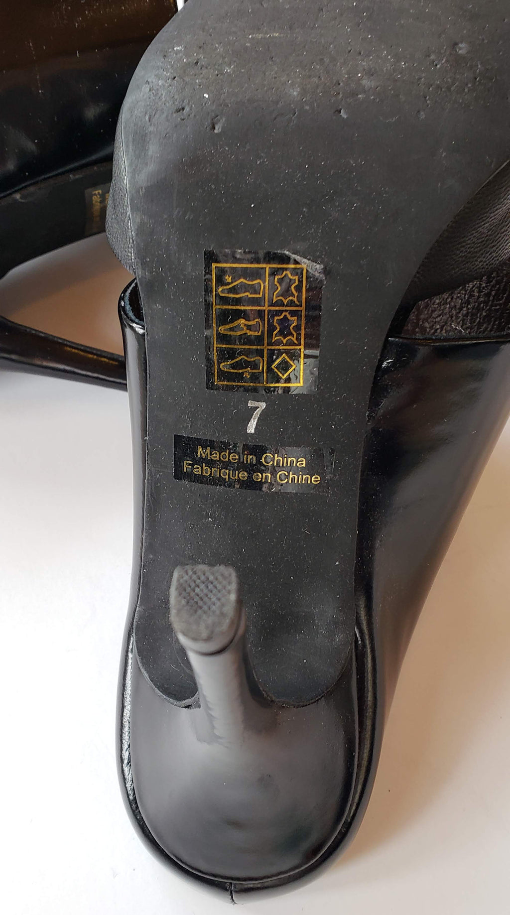 Jeffrey Campbell Handmade Ibiza Last Black Matte & Patent Slip-on Stilettos