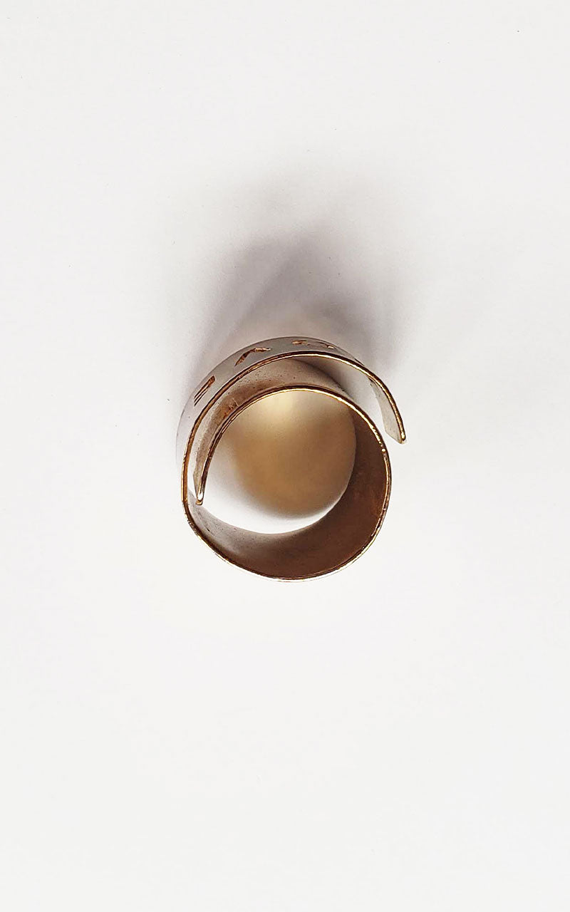 LOVE Copper Wrap Ring