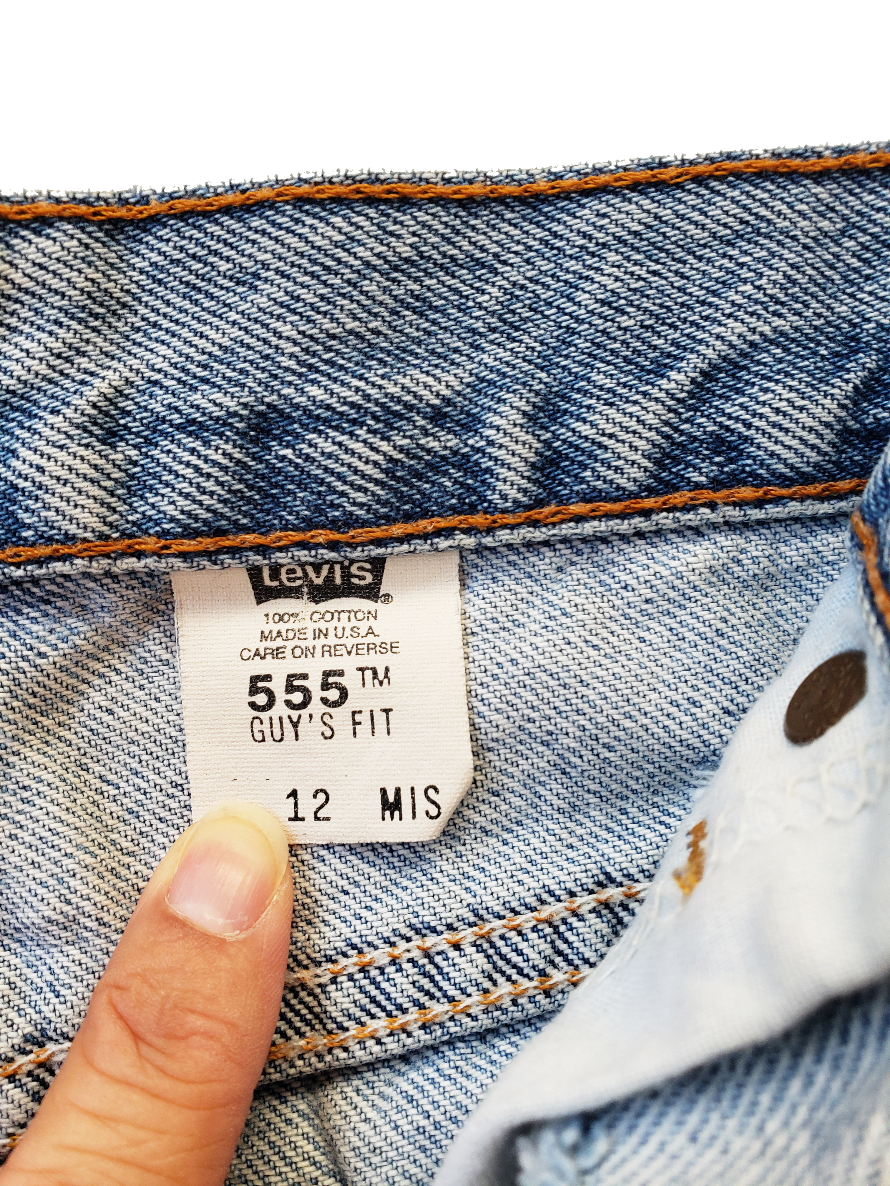 High Waist Vintage Levi's Denim Shorts (Only 1)