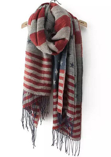 Oh Beautiful Flag Scarf