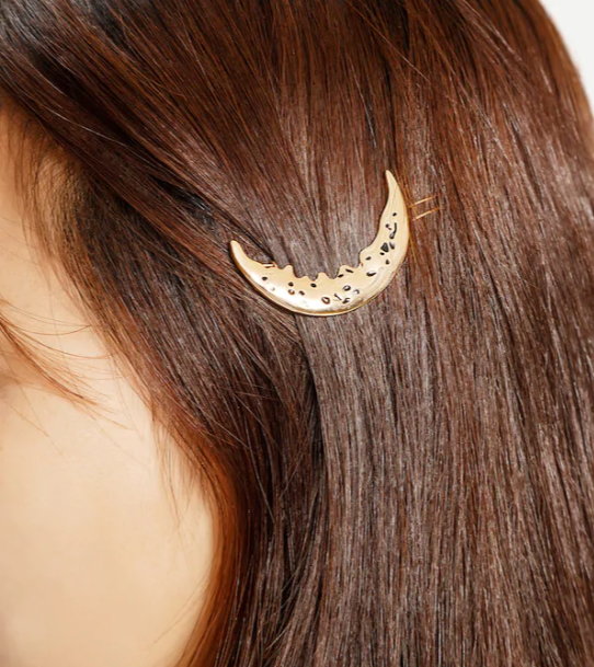 Crescent Moon Hair Clip