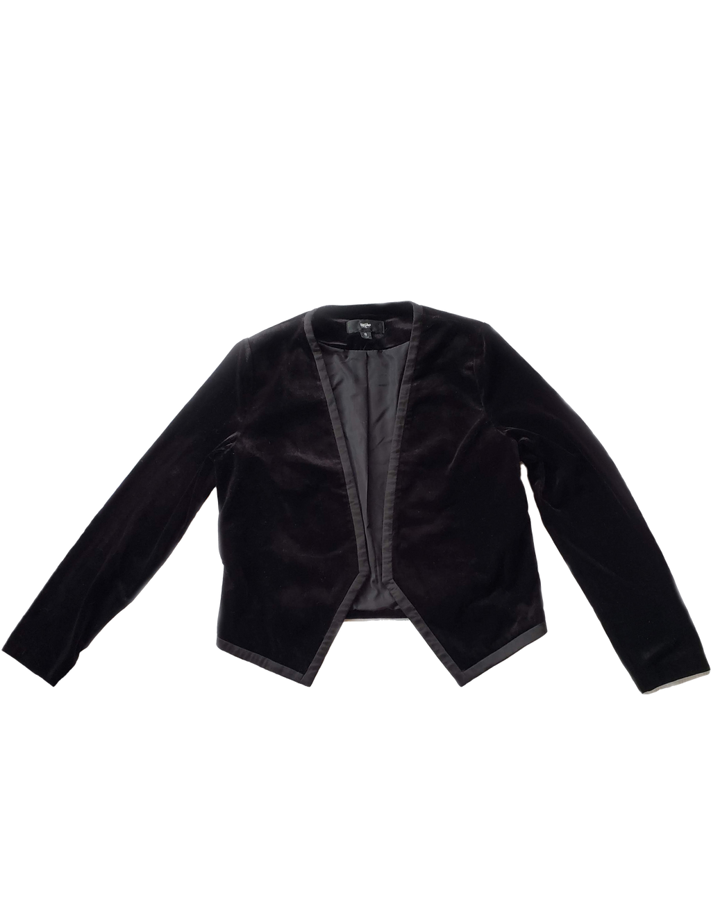 Mossimo Black Velvet Bolero Jacket