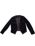 Mossimo Black Velvet Bolero Jacket