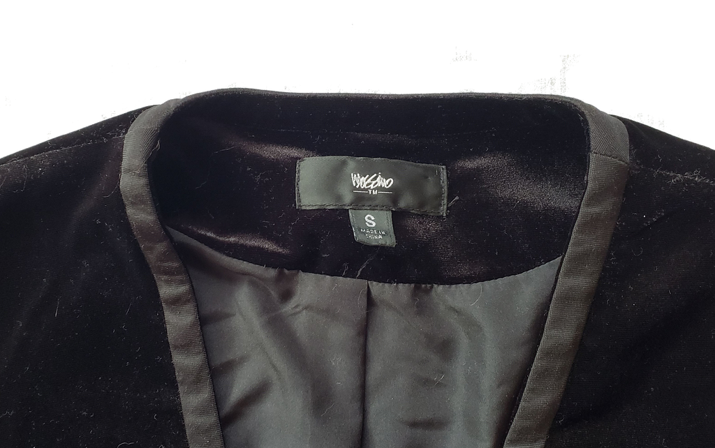 Mossimo Black Velvet Bolero Jacket