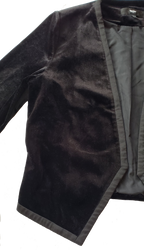 Mossimo Black Velvet Bolero Jacket