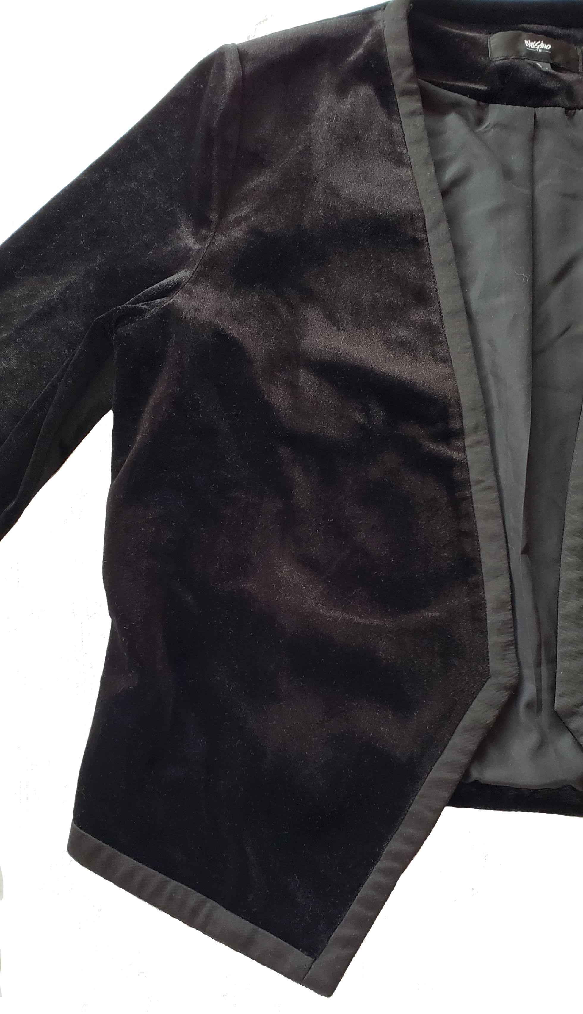 Mossimo Black Velvet Bolero Jacket