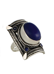 Mukaynis Faux Lapis Ring